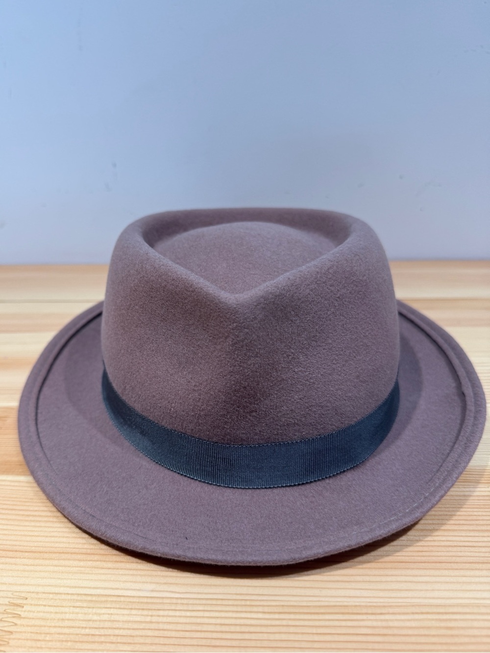 Vintage Jean-Charles Brosseau Paris Wool Fedora – Taupe/Brown - Picture 2 of 14